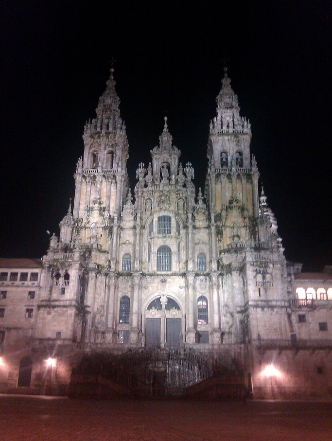 Santiago Cathedral at the end of the Vía de la Plata
